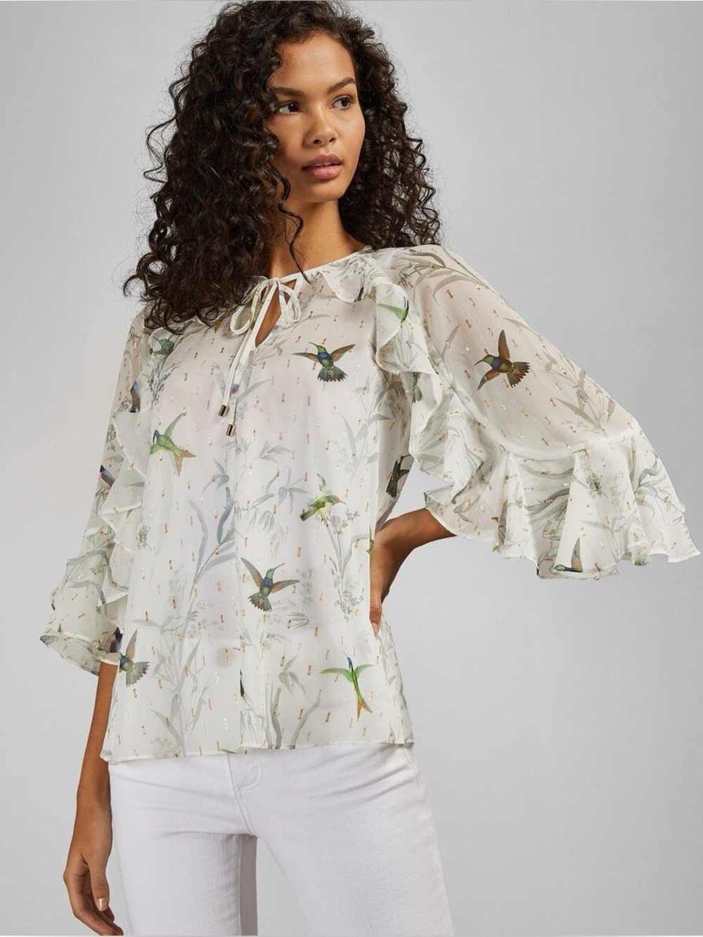 Ted Baker London Lassii Fortune Print Top